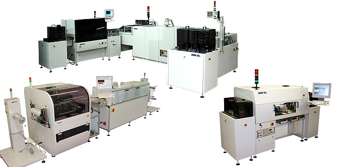 Automation systems for electronic production